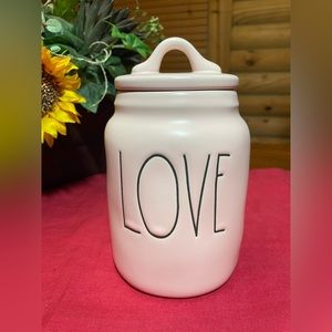 Rae Dunn LOVE Canister